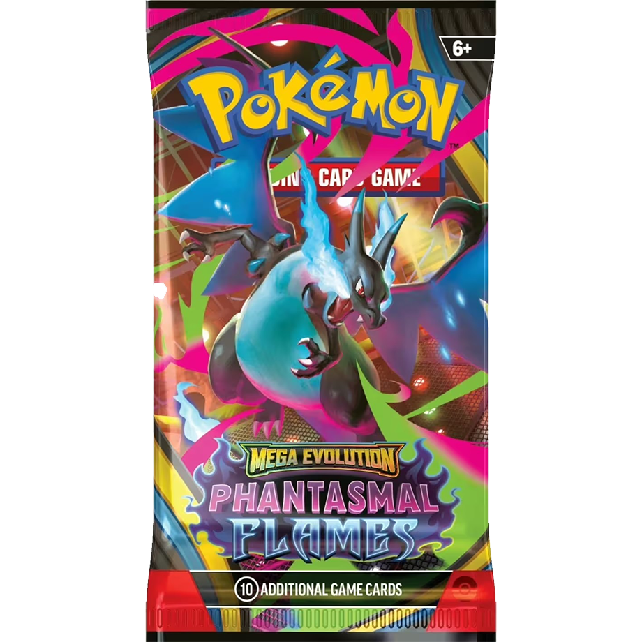 Pokémon Phantasmal Flames Booster Pack (10 Karten) Englisch