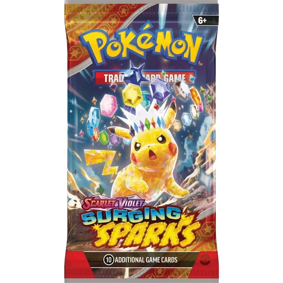Surging Sparks Booster Pack (10 Karten) Englisch